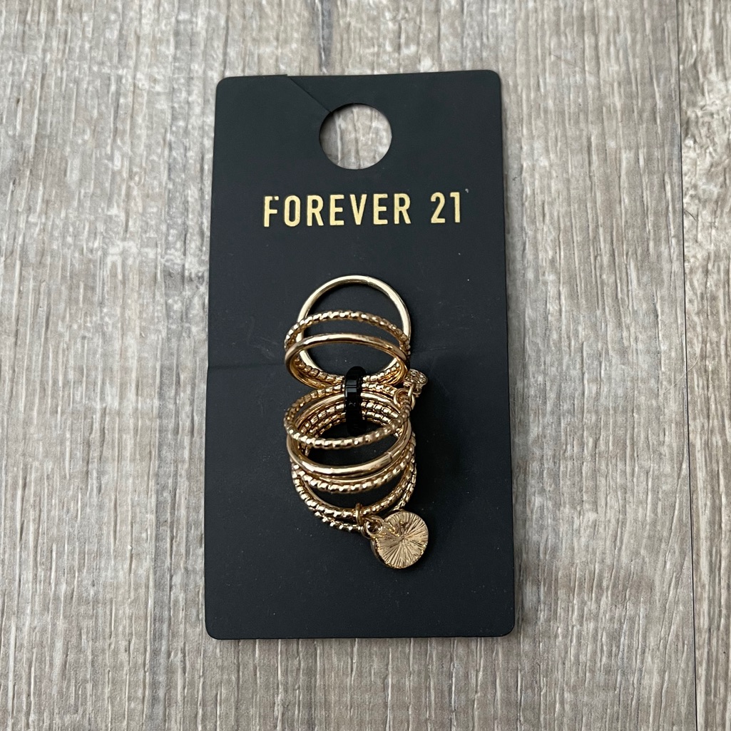 Forever 21 Gold Ring Stack